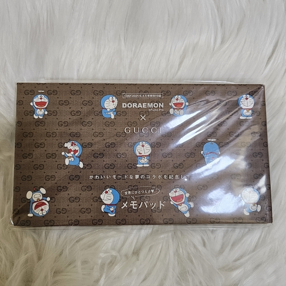 NEW Gucci x Doraemon Collab Japan Exclusive Hard Cover A5 Notebook and Notepad - Picture 5 of 14